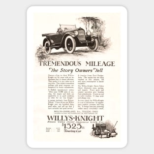 1922 Willys-Knight Convertible Sticker